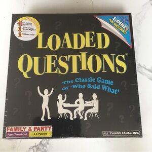 Loaded Questions Board game Sealed NEW NIB 4-6 Players Teen-Adult FUN!